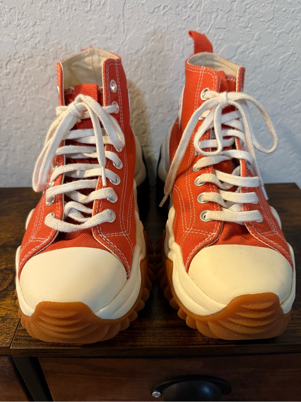 Converse Run Star Motion Platform High Color Mantra Orange Men's 6.5 Womens 8 - Picture 2 of 12